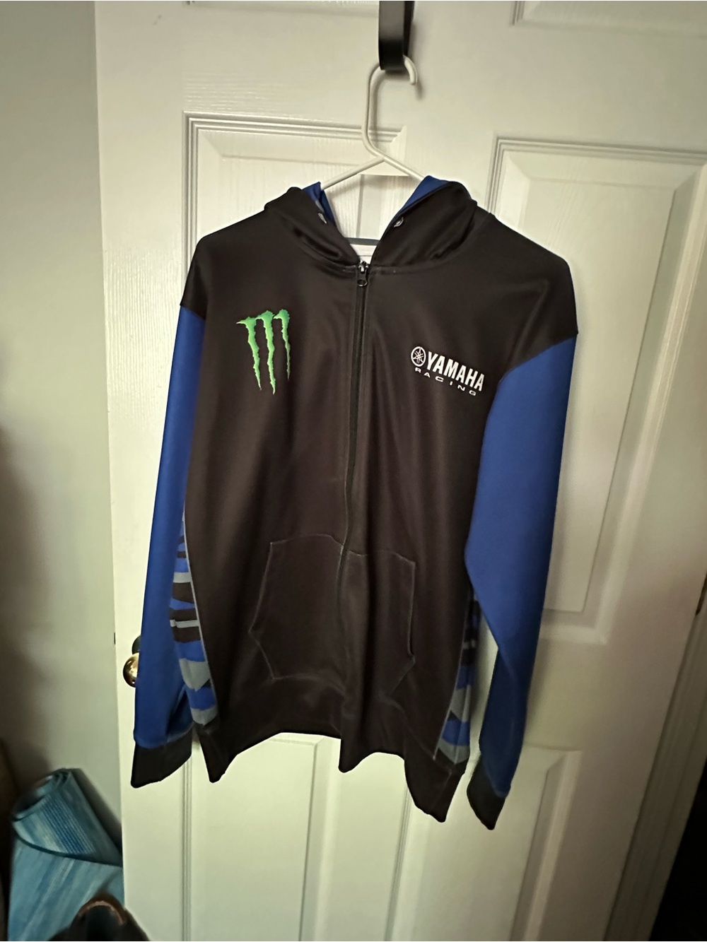 Yamaha Black, Blue & Green Racing Hoodie